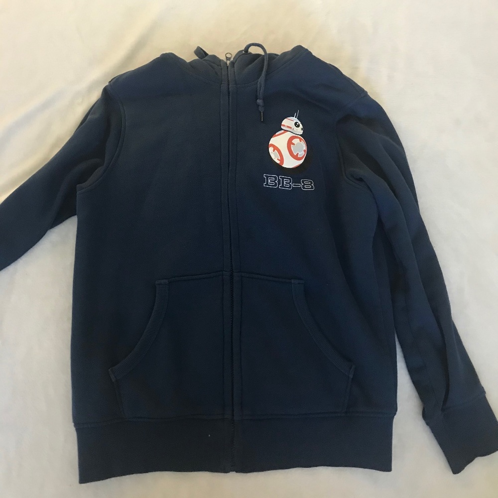 50% OFF ENDS 8/7 Navy Blue Fuzzy BB8 Sweater